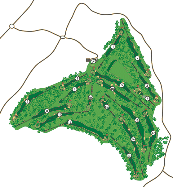 Vilamoura Old Course layout